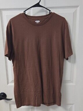 Basic Crewneck T-Shirt - Brown